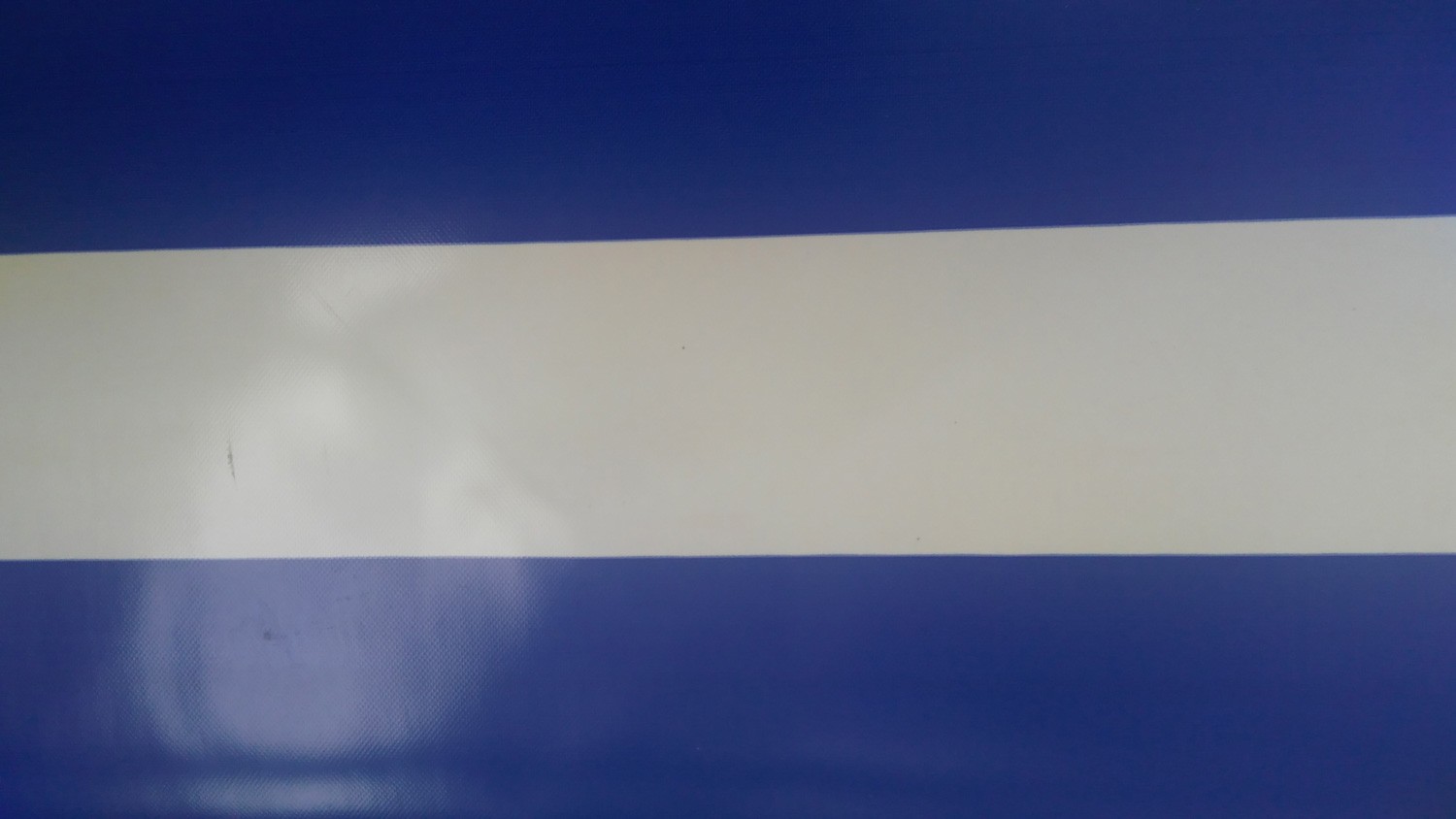 Mavi Çizgili PVC Branda